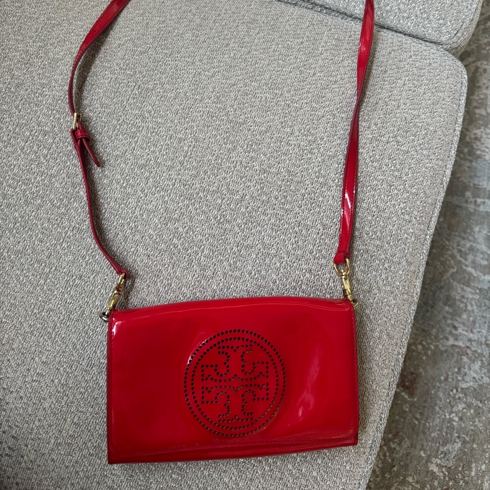 Tory Burch Vintage Red Crossbody Bag